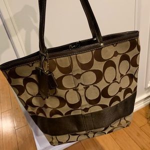 Authentic Coach tote bag.
